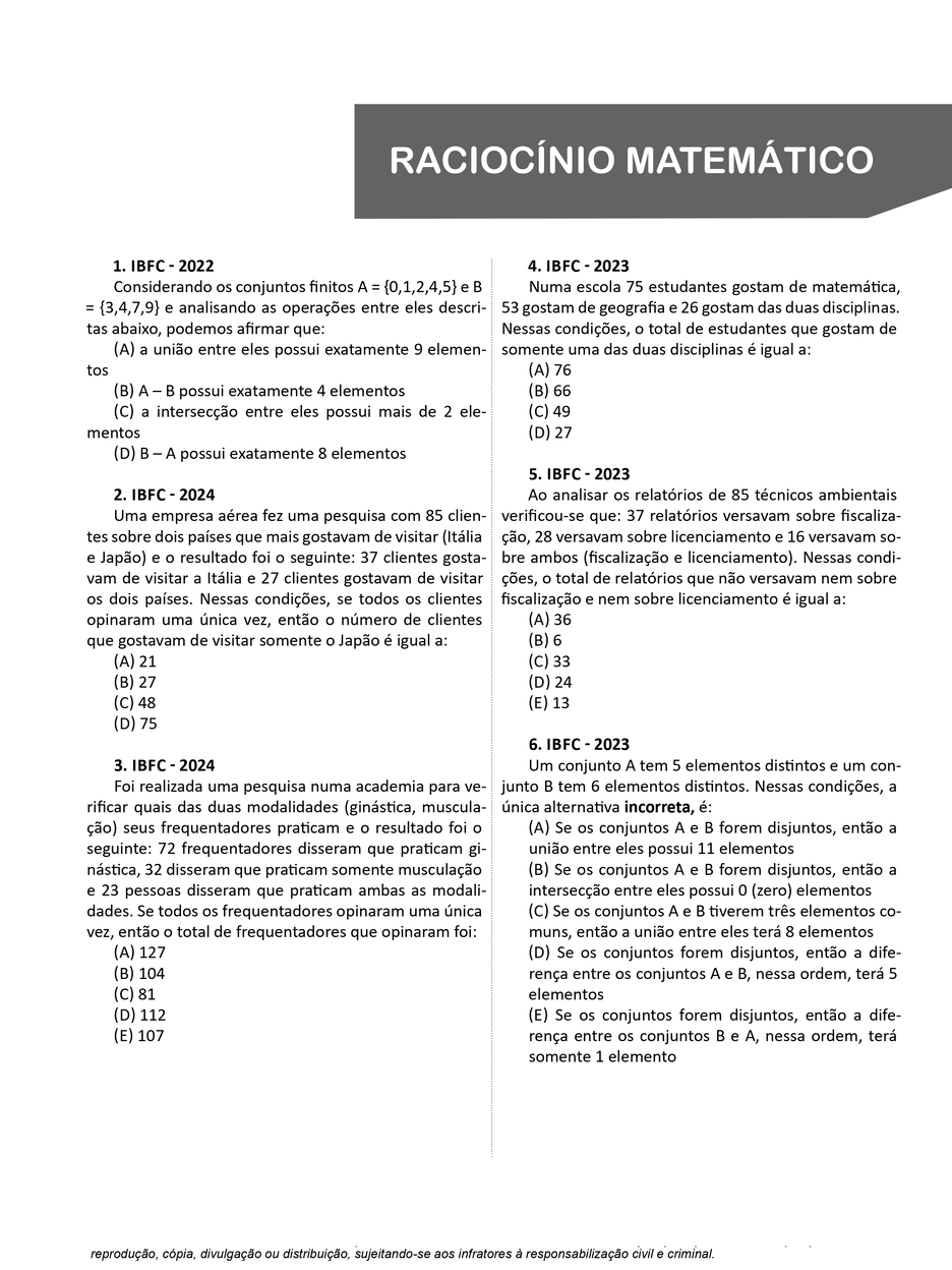 Amostra - 500 Questões Gabaritadas - CBM - PR - Soldado Combatente_page-0005