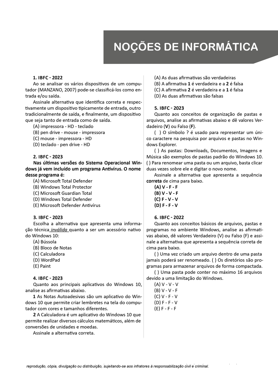 Amostra - 500 Questões Gabaritadas - CBM - PR - Soldado Combatente_page-0007