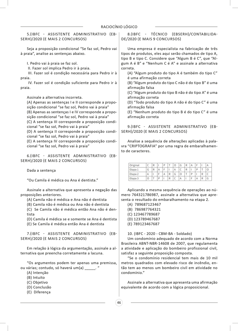 Amostra - 550 Questões Gabaritadas - TJ - MG - Oficial Judiciário - Oficial de Justiça_page-0008