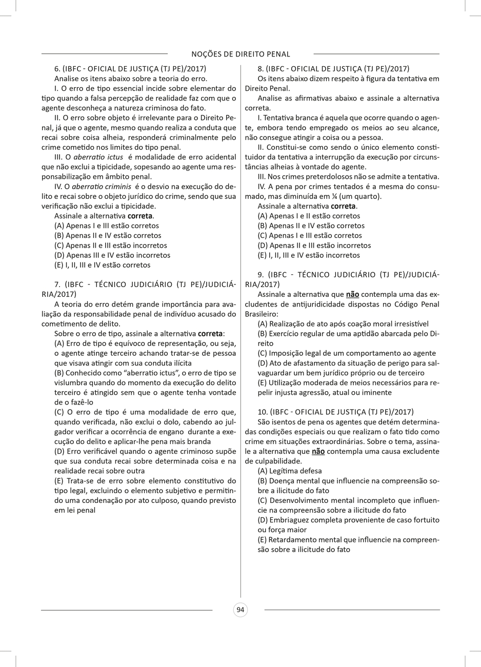 Amostra - 550 Questões Gabaritadas - TJ - MG - Oficial Judiciário - Oficial de Justiça_page-0014