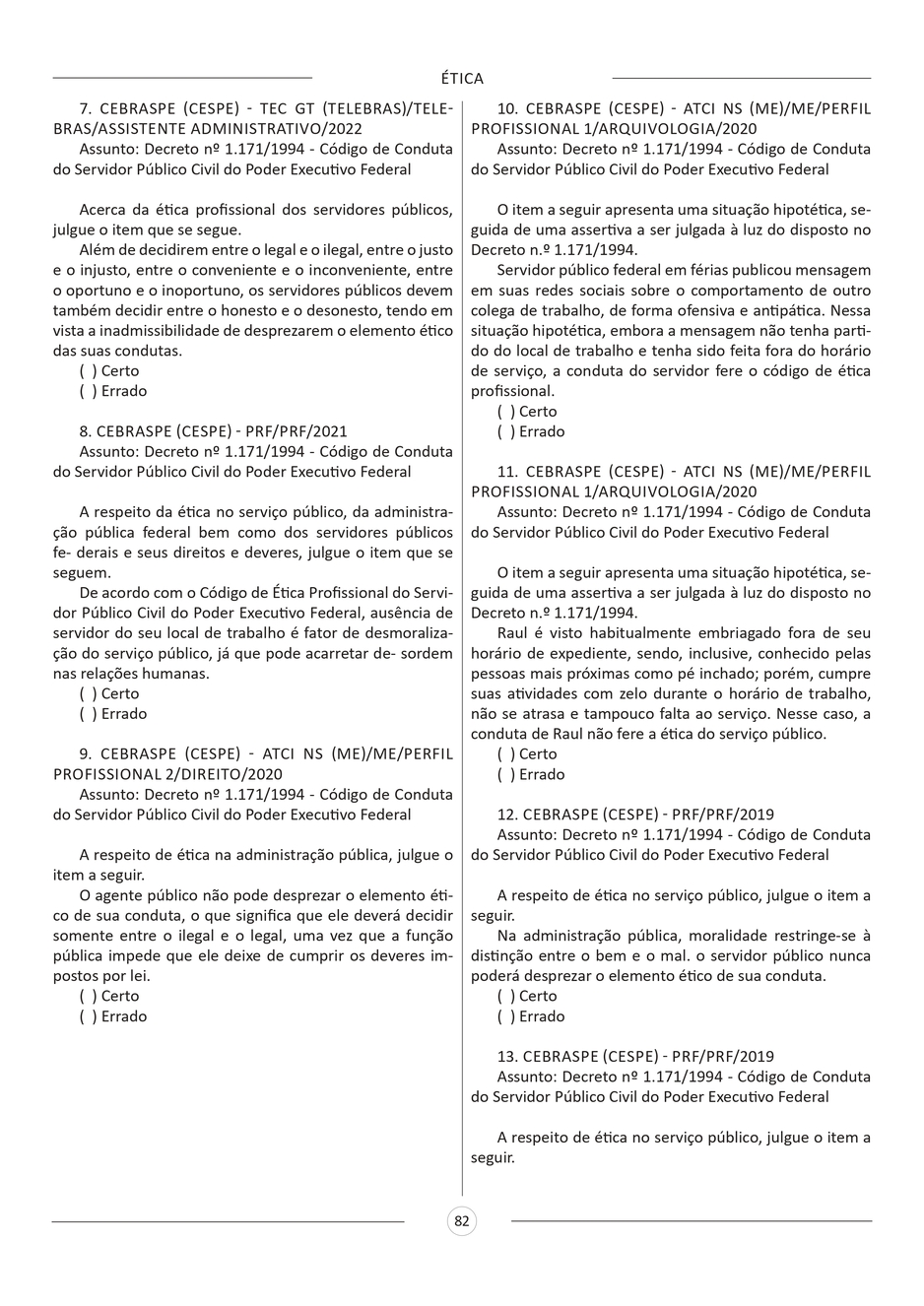Amostra INSS - Técnico do Seguro Social - 450 Questões Gabaritadas_page-0014